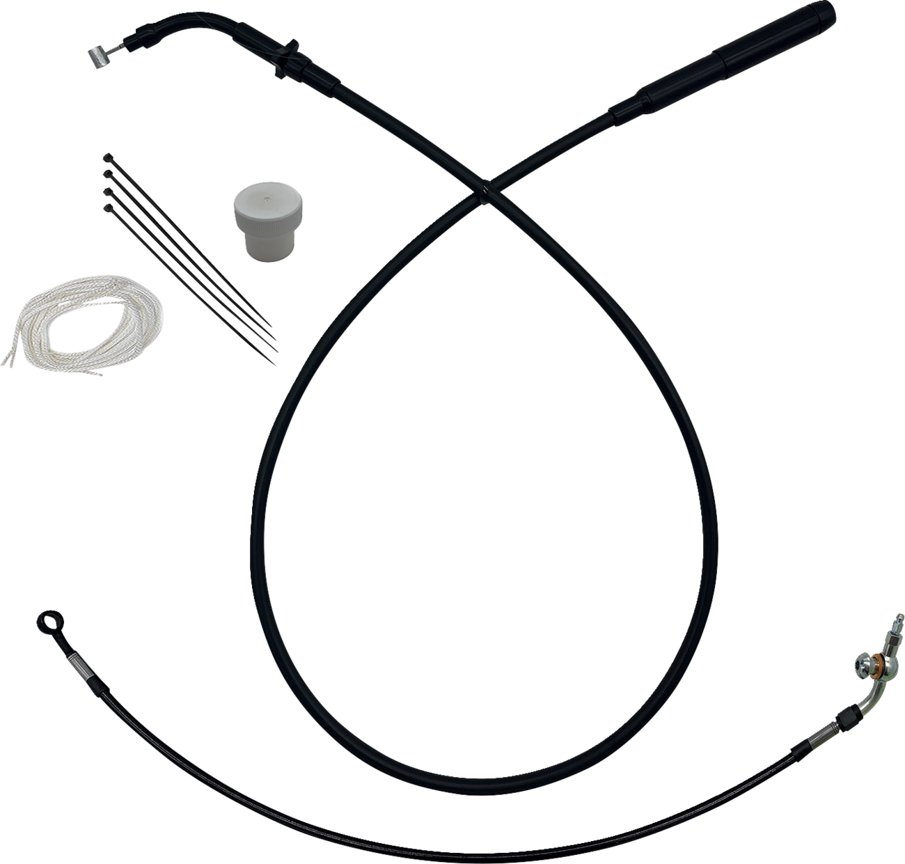 FAT BAGGERS INC. EZ Install Kit - +4" - FLTR/SE - Black