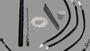 FAT BAGGERS INC. Handlebar Clutch Cable Extension - +4" - Road Glide - Black