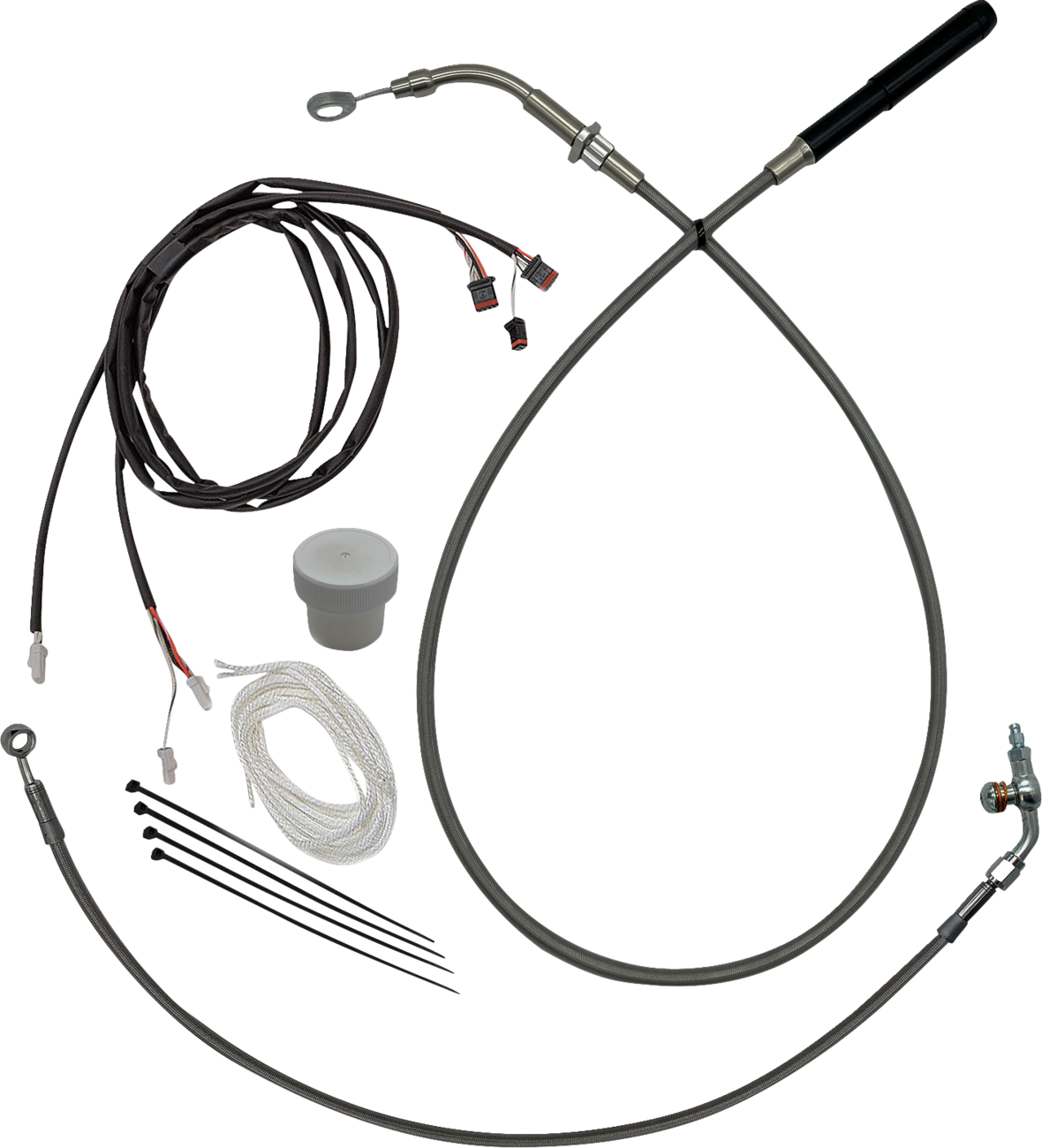 FAT BAGGERS INC. EZ Install Kit - +6" - '21-'25 FLTR - Braided