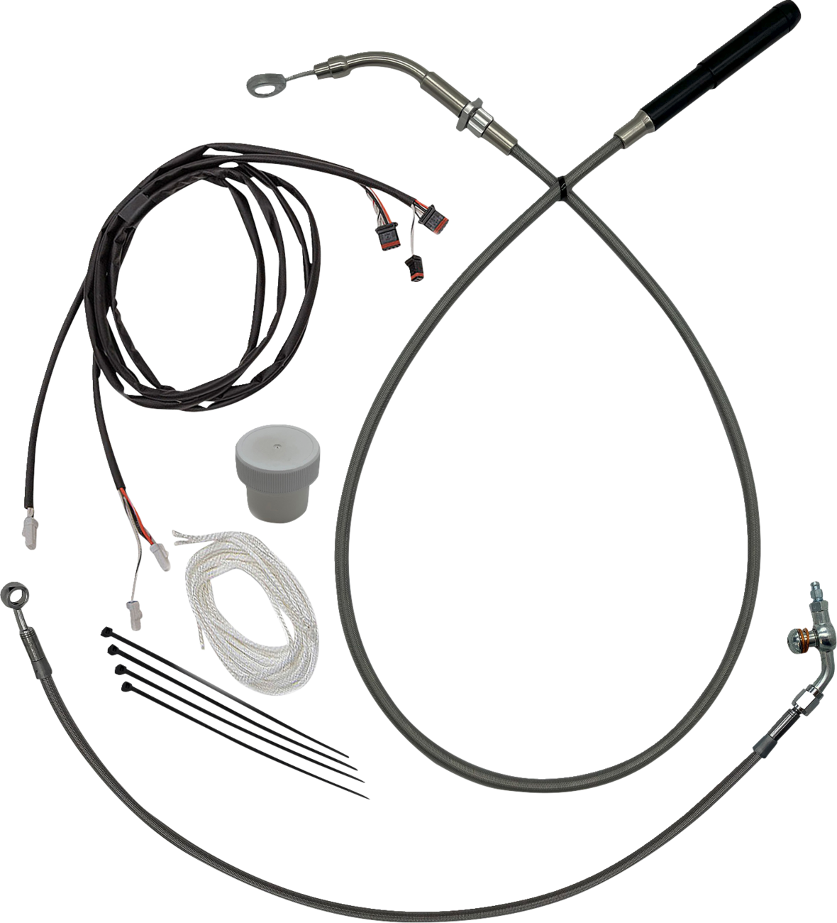 FAT BAGGERS INC. EZ Install Kit - +8" - '21-'25 FLTR - Braided