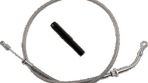 FAT BAGGERS INC. EZ Install Upper Clutch Cable - FLTR/FLHX '21-'23 - Stock - Braided Stainless Steel