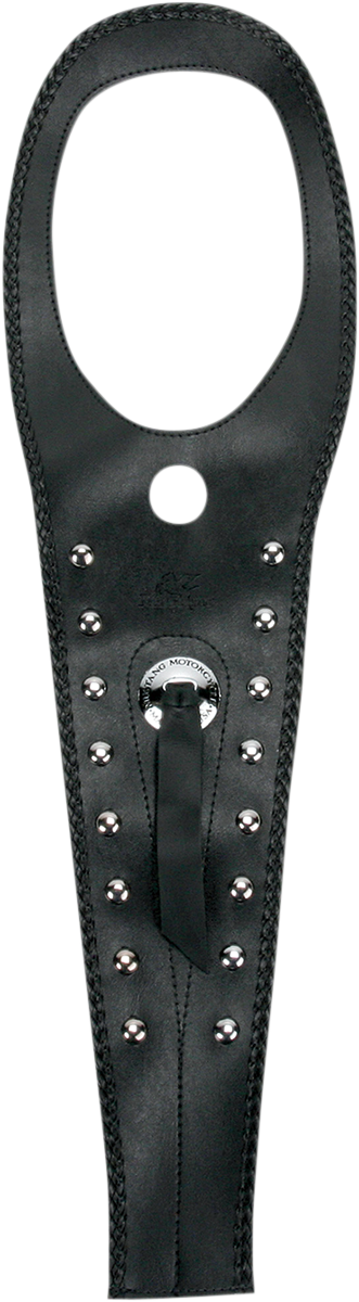 MUSTANG Cruiser Tank Bib - Studs/Concho - Black - Yamaha