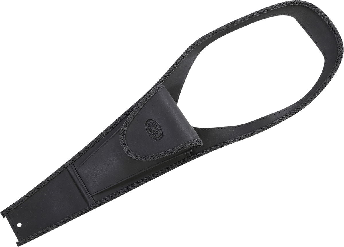 MUSTANG Pouch Tank Bib - Smooth - Black - Yamaha