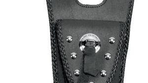 MUSTANG Pouch Tank Bib - Studded - Black - Honda