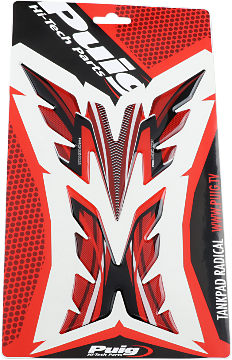 PUIG HI-TECH PARTS Tank Pad - Radikal - Red