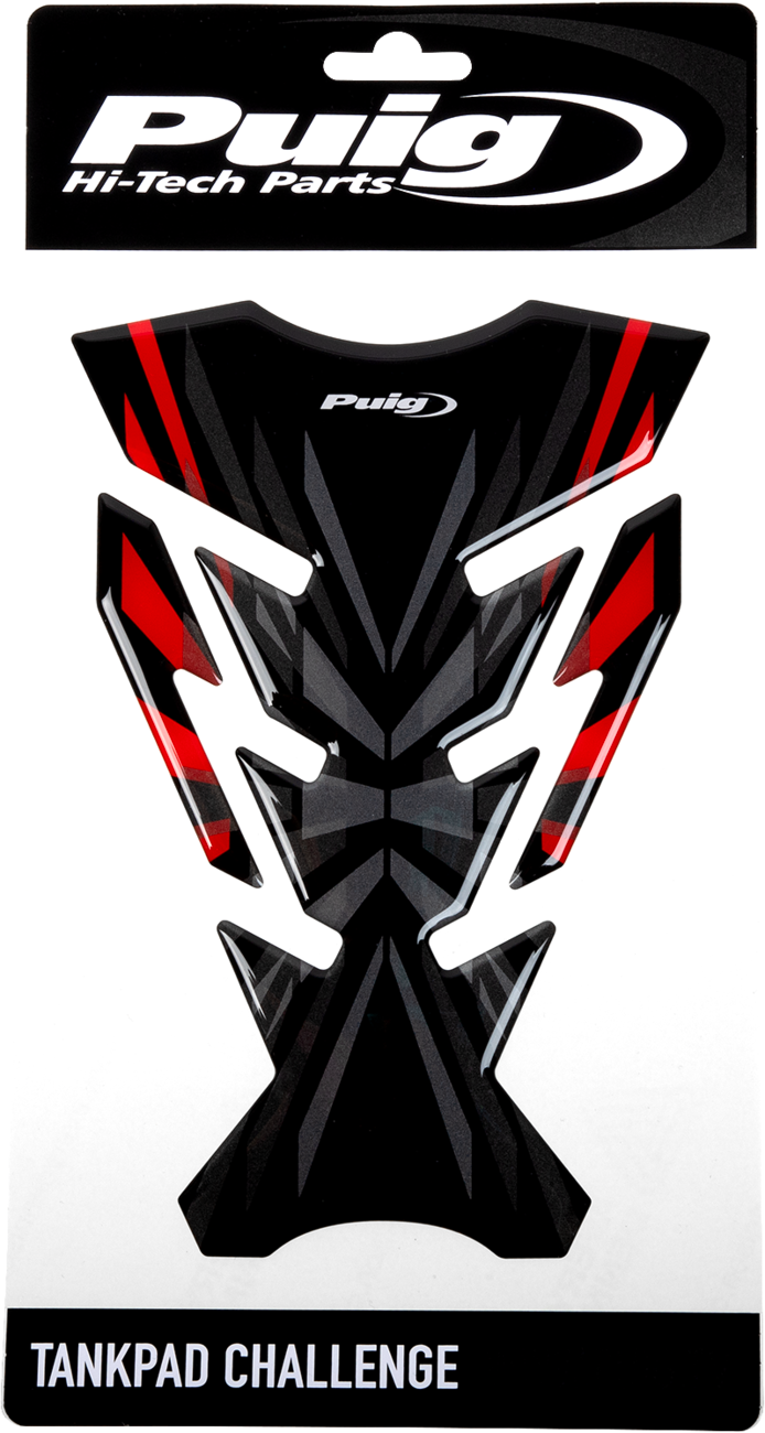 PUIG HI-TECH PARTS Challenge Tank Pad - Red
