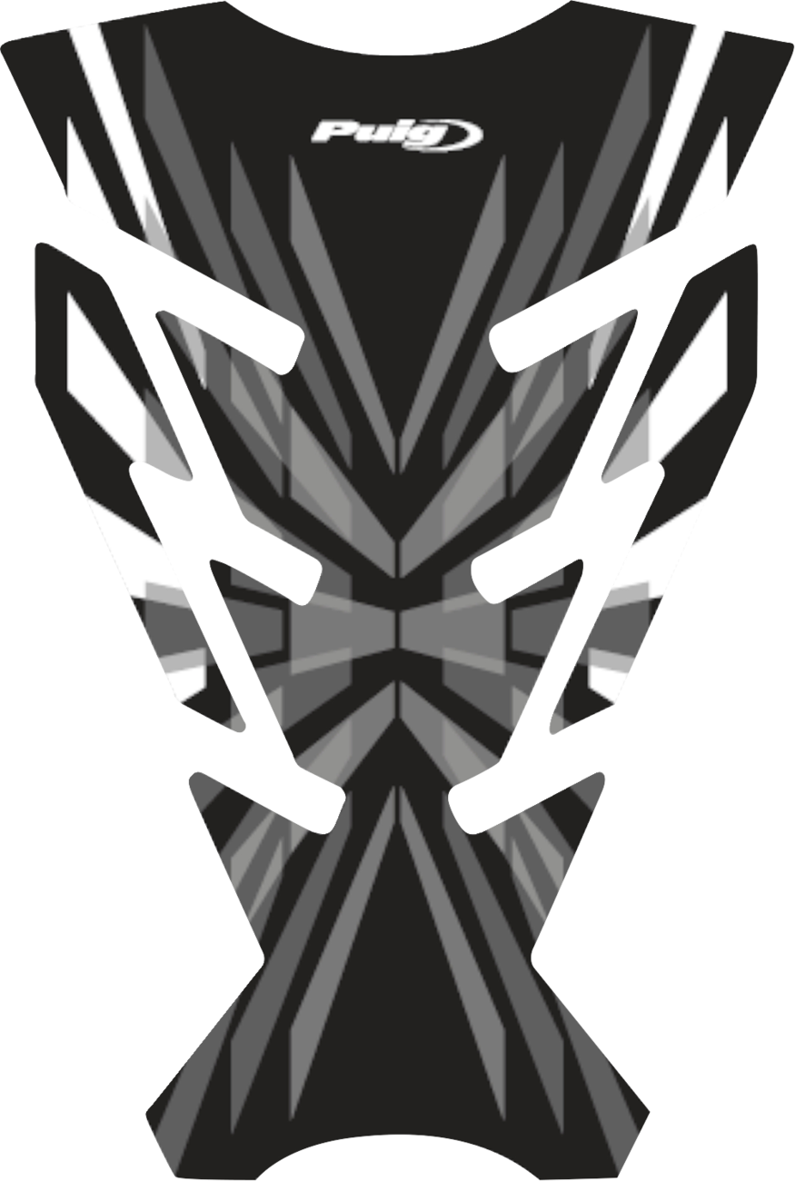 PUIG HI-TECH PARTS Challenge Tank Pad - Gray