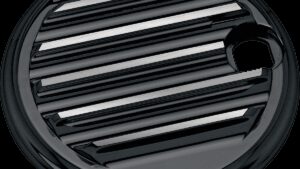 COVINGTONS Fuel Door - Finned - Gloss Black