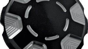 JOKER MACHINE Gas Cap - Techno - Black - Harley-Davidson