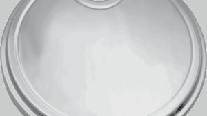 PRO-ONE PERF.MFG. Fuel Door - Smooth - Chrome