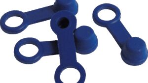 HELIX Brake Bleeder Caps - Blue - 4-Pack