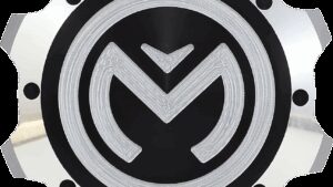 MOOSE OFFROAD Gas Cap - Silver/Black - Polaris