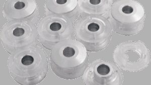 ALLOY ART Tank Mounting Bushings and Inserts - Poly/Aluminum - 10-Pack