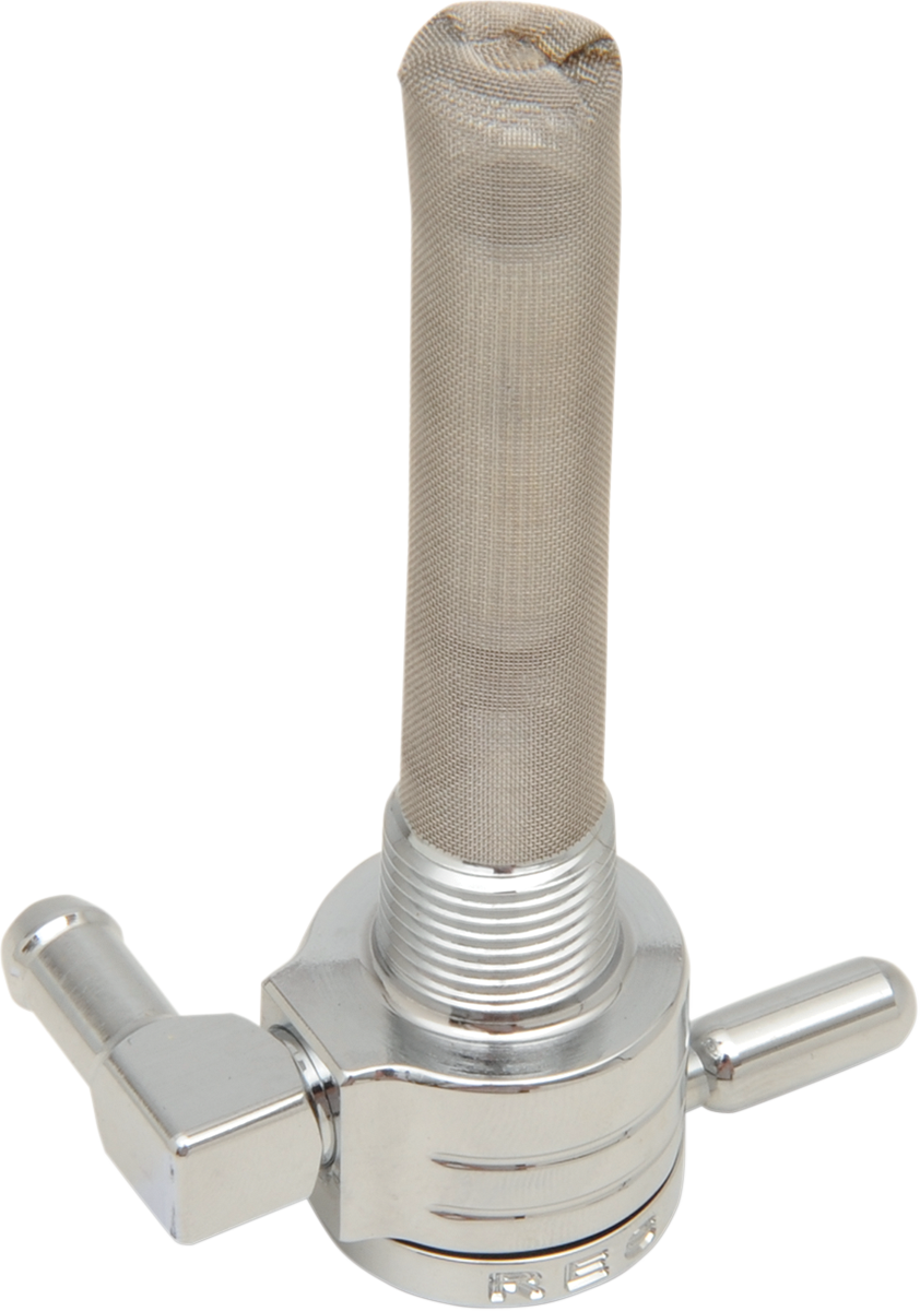 GOLAN PRODUCTS "Click-Slick" Fuel Petcock - Backward - Chrome - 3/8" NPT