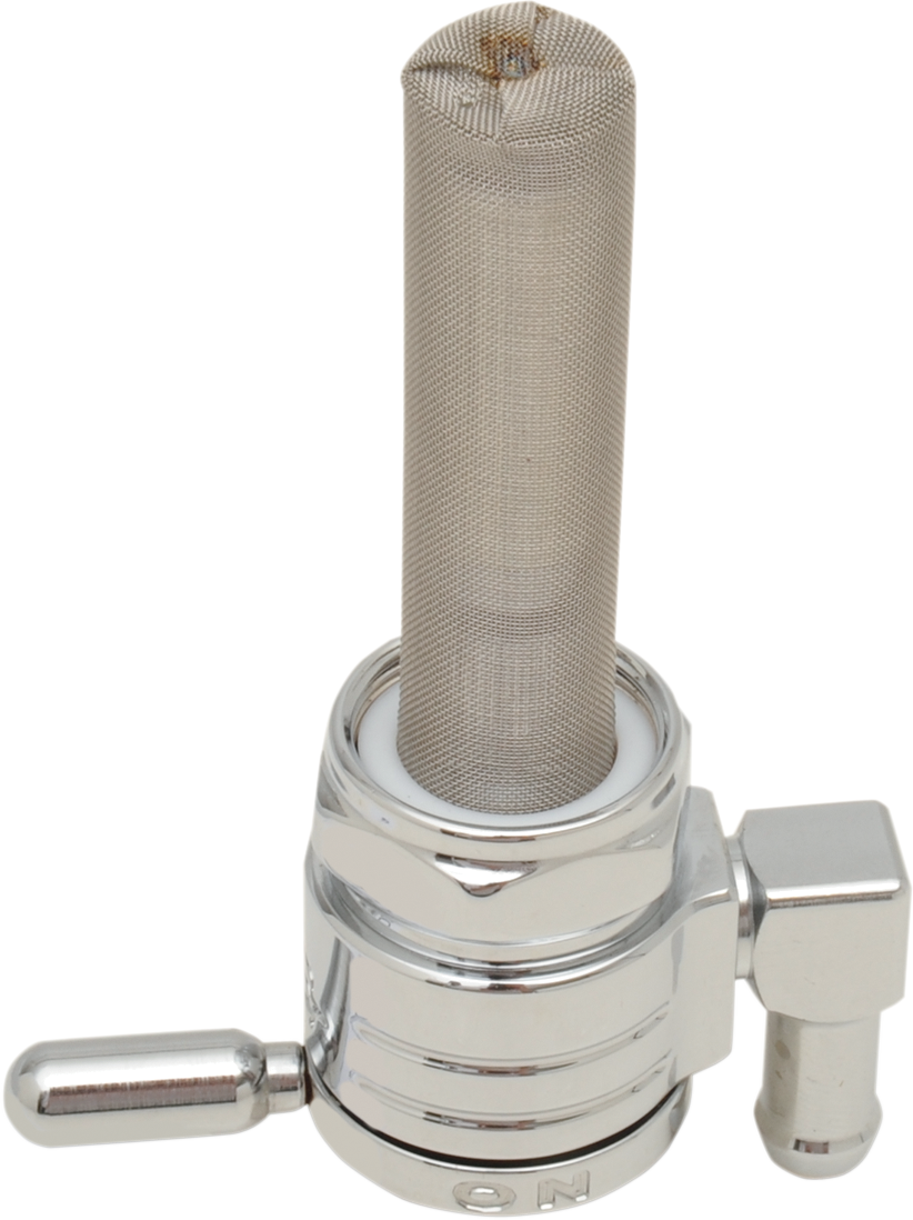 GOLAN PRODUCTS "Click-Slick" Fuel Petcock - Downward - Chrome - 22mm