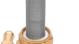 GOLAN PRODUCTS "Click-Slick" Fuel Petcock - Backward - Raw Brass - 22mm