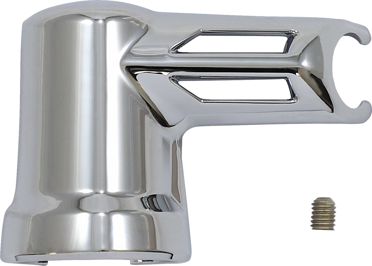 CIRO Fuel Line Fitting Cover - Chrome - Twin Cam/Sportster