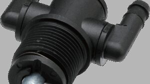 QUAD LOGIC Fuel Valve - Straight - 3 Port - Polaris