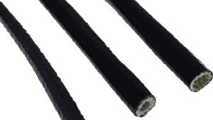 CYCLE PERFORMANCE PROD. Fire Sleeve - Black - 1/4" ID x 24" Length