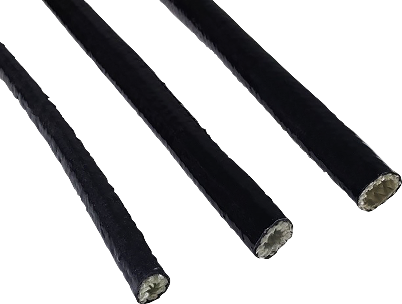 CYCLE PERFORMANCE PROD. Fire Sleeve - Black - 1/4" ID x 24" Length