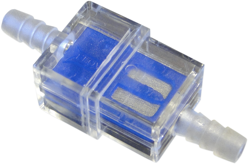 HELIX In-Line Fuel Filters - Blue - 1/4" - Display of 21
