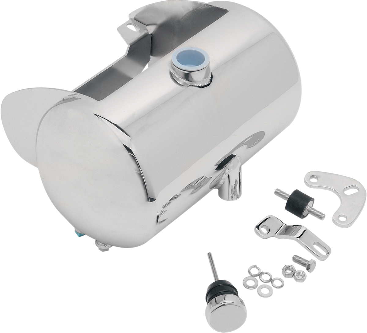 DRAG SPECIALTIES Custom Oil Tank - Center Fill - Softail