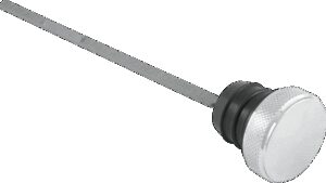 DRAG SPECIALTIES Custom Oil Dipstick - Peaked - Chrome - Softail