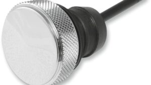 DRAG SPECIALTIES Custom Oil Dipstick - Peaked - Chrome - Softail