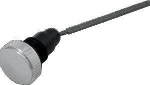DRAG SPECIALTIES Custom Oil Dipstick - Peaked - Chrome - Dyna