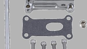 DRAG SPECIALTIES Engine Oil Spout Kit - Chrome - 93'-98' Touring