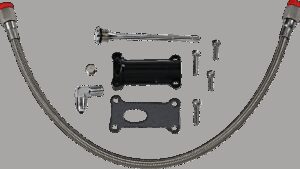 DRAG SPECIALTIES Engine Oil Spout Kit - Black - 02'-06' Touring