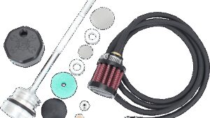 FEULING PARTS Vented Dipstick - Black - M8 Touring/Trike