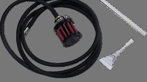 FEULING PARTS Vented Dipstick - Black - M8 Softail