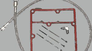 FEULING PARTS Oil Tank Breather Kit - Stainless - 99'-05' Dyna