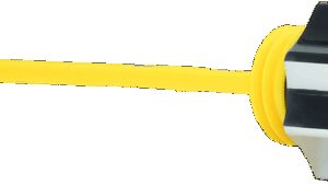 FIGURATI DESIGNS Oil Dipstick - Smooth - Polished - M8 Touring/Trike