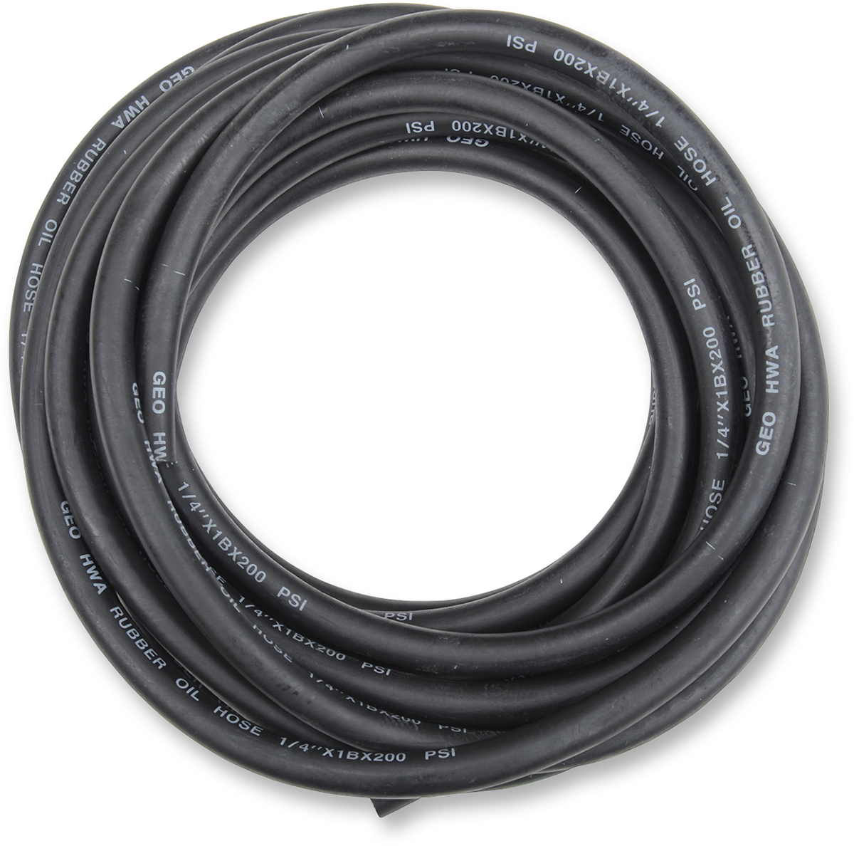 EMGO Oil/Fuel Line - Black - 1/4" x 25'