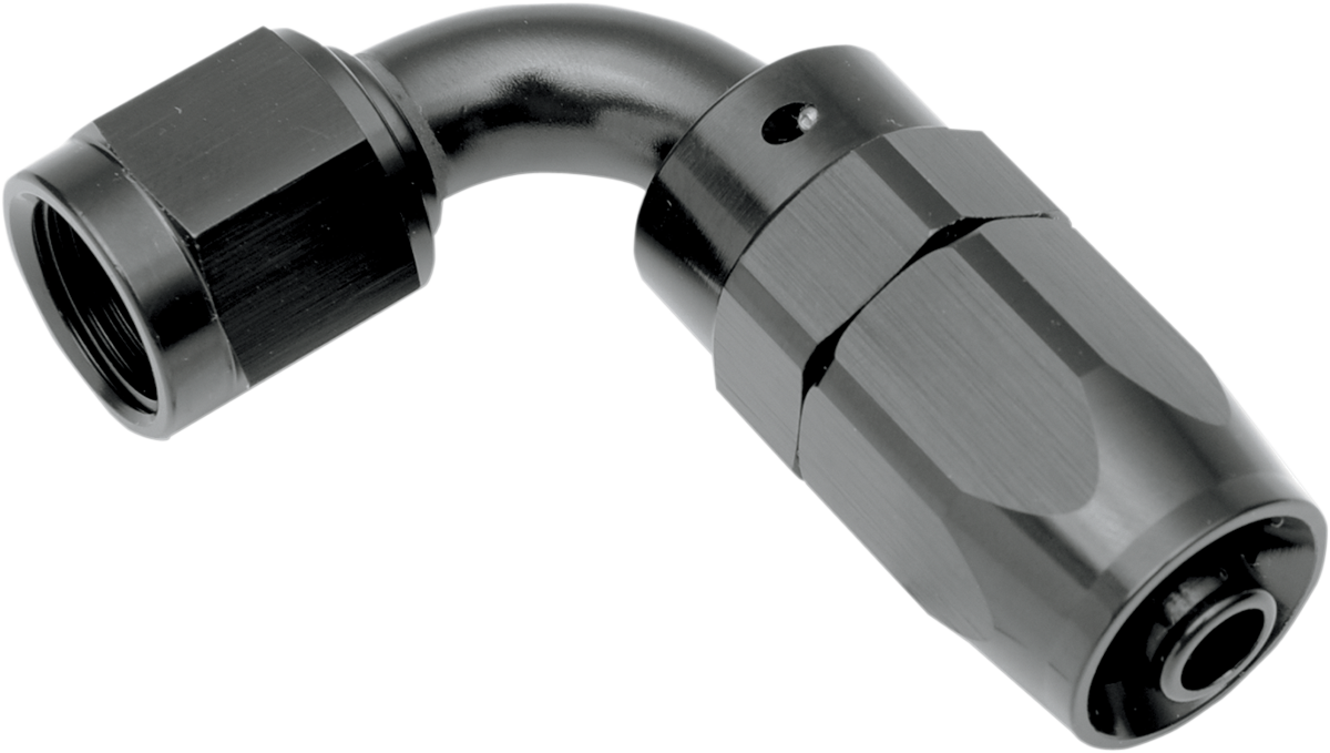 GOODRIDGE Oil Line Fitting - Black - 90°