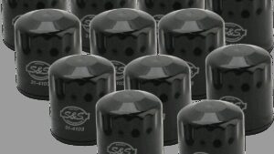 S&S CYCLE Oil Filters - Black - 12-Pack