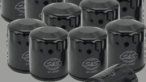 S&S CYCLE Oil Filters - Black - 12-Pack