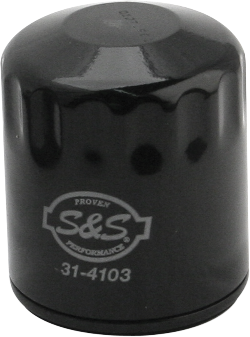 S&S CYCLE Oil Filter - Black
