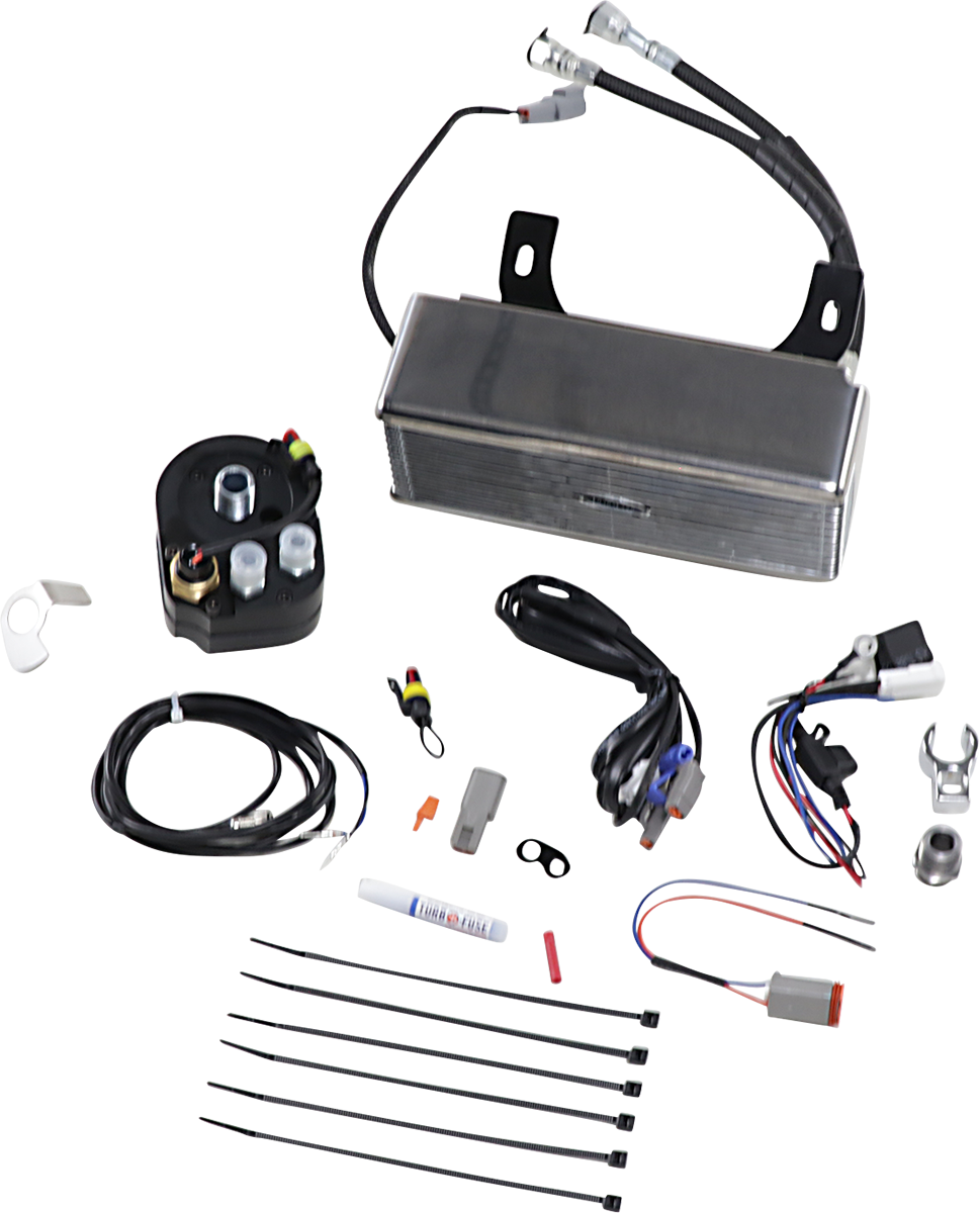 ULTRACOOL Oil Cooler Kit - Chrome - Touring