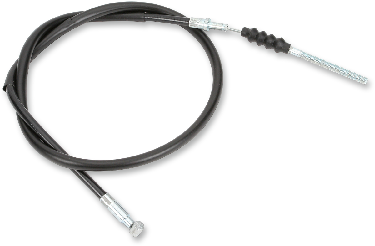 PARTS UNLIMITED Black Vinyl Brake Cable - Front - Honda