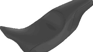 SADDLEMEN Seat - Profiler™ - Black - Smooth - FL '08-'24