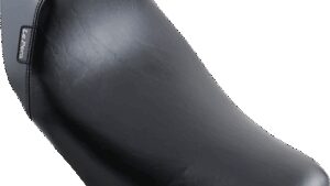 LE PERA Bare Bones Solo Seat - Smooth - Black - FL '08-'23