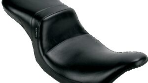 LE PERA Daytona 2-Up Seat - Without Backrest - Smooth - Black - FL '08-'23