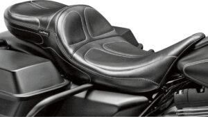 LE PERA Maverick Daddy Long Legs Seat - Black - Stitched - FL '08-'23