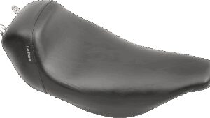 LE PERA Bare Bones Solo Seat - Smooth - Black - FL '97-'01