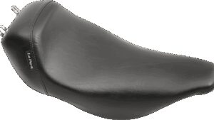 LE PERA Bare Bones Solo Seat - Smooth - Black - FLT '02-'07