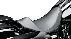 LE PERA Villain Solo Seat - Smooth - Black - FL '08-'23