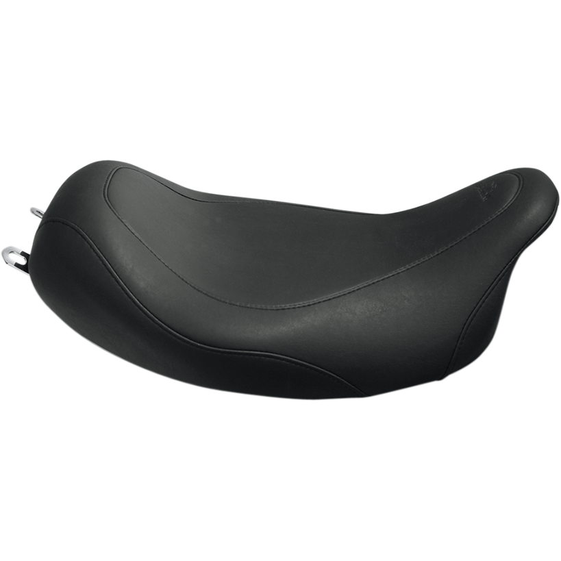 MUSTANG Seat - Wide Tripper™ Solo - without Backrest - Smooth - Black - FL '08+
